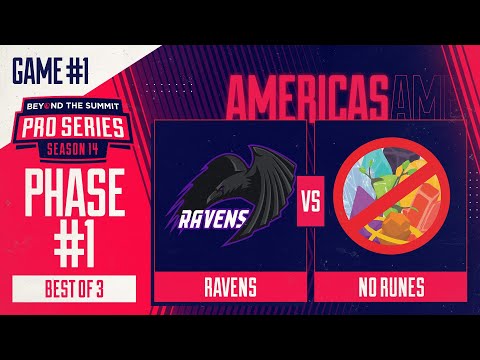 Ravens vs No Runes Game 1 - BTS Pro Series 14 AM: Phase 1 w/ Kmart & ET