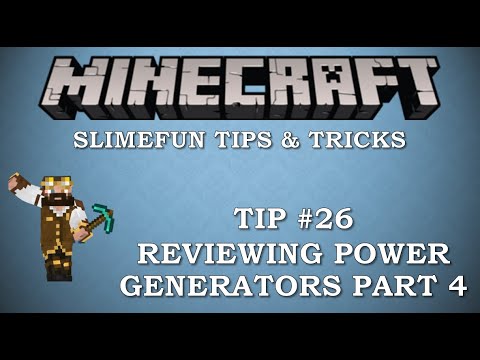 Slimefun Tips & Tricks #26. Power Generation Part 4 of 5