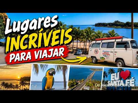 Lugares incríveis para viajar de motorhome | Santa Fé do Sul e região