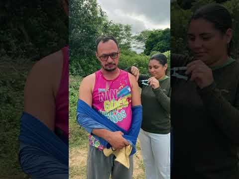 Trabalho realizado em Custódia-PE em prol da vacinação nas comunidades quilombolas. USF mata verde