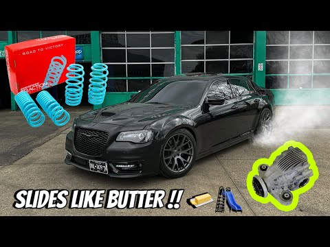 INSTALLING a 3.09 DIFFERENTIAL and LOWERING SPRINGS on my Chrysler 300 Hemi !!!