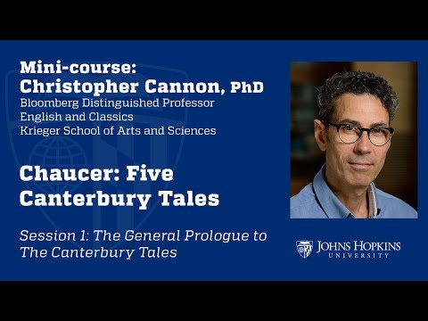 Session 1: Chaucer: Five Canterbury Tales