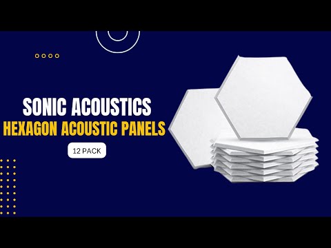 Sonic Acoustics Hexagon Panels! Great for the Office!