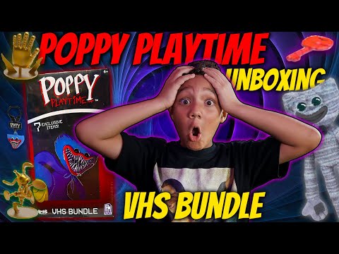 Unboxing the Poppy Playtime VHS Collector's Bundle!