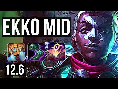 EKKO vs YONE (MID) | 11/0/5, Legendary, 900K mastery | KR Master | 12.6