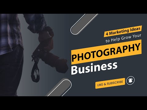 , title : '4 Marketing IDEAS to GROW your Photography Business'