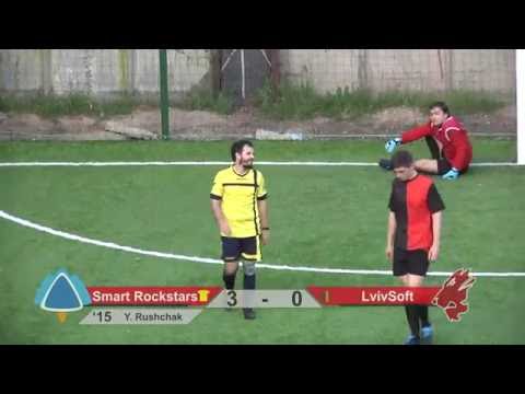 Smart Rockstars 10 - 1 LvivSoft (IT-League Lviv 2016, Group Stage Highlights)