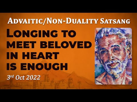 467. Bhagavan Ramana Satsang - Longing to Meet Beloved in Heart is Enough.