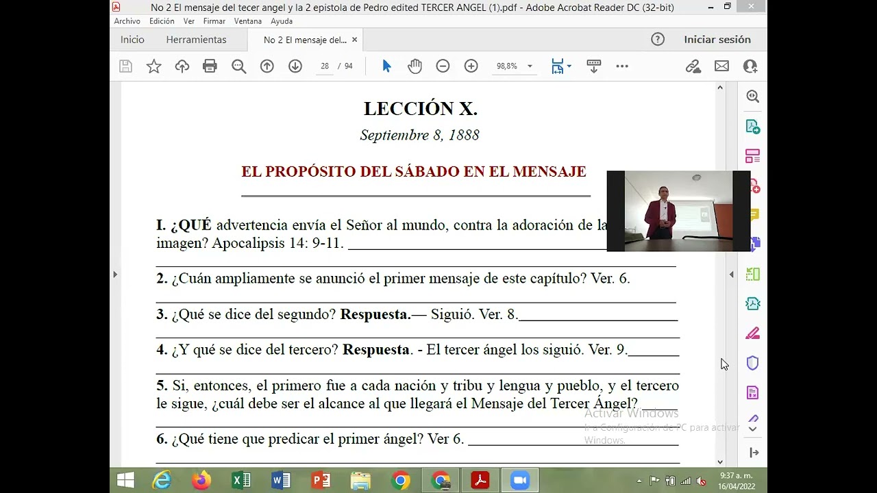 EL DOMINGO EN EL NUEVO TESTAMENTO E IMPORTANCIA DEL SABADO