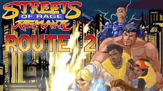 Streets Of Rage Remake V5 - Route 2 On Hard - CO-OP (Blaze &amp; Roo) w/SHOTGUNJEN