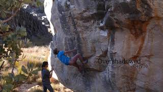 Video thumbnail of Overshadowed, 7c+. Rocklands