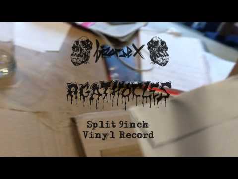 BIZARRE X / AGATHOCLES - Split 9" - unboxing testpressings
