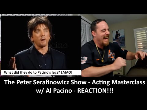 American Reacts Acting Masterclass with Al Pacino - The Peter Serafinowicz Show REACTION