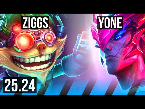 ZIGGS vs YONE (MID) | KR Master | 25.24