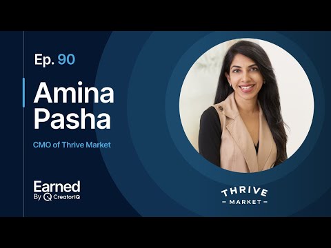 Thrive Market CMO Amina Pasha Talks Generating $500 ... - YouTube