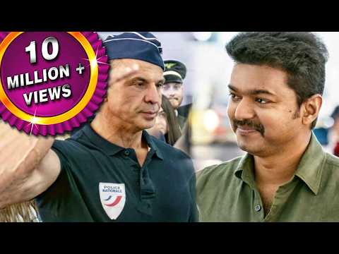 Thalapathy Vijay Mass Airport Scene | Mersal | Hindi Film | Goldmines