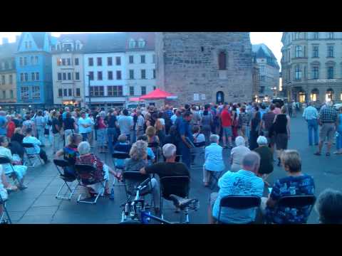 Carillon-Konzert auf dem Markt in Halle (Saale)