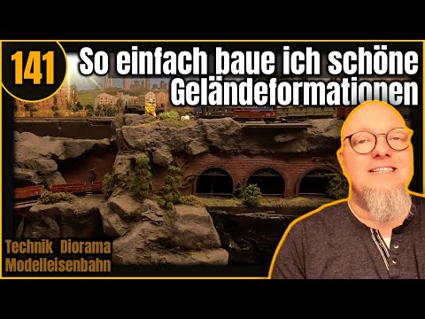 Modellbahn N 🚂 So einfach und sieht toll aus: Geländebau mit Klopapier und anderen Dingen #141