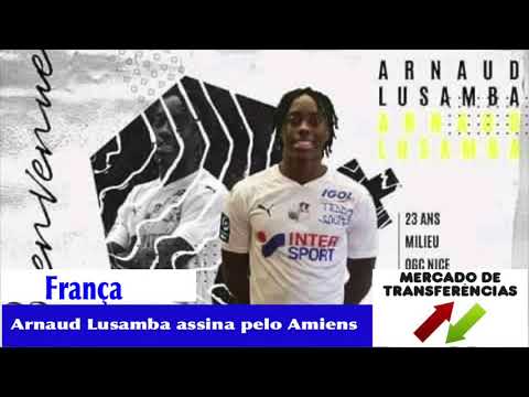 Criolos no Estrangeiro: Arnaud Lusamba assina pelo Amiens