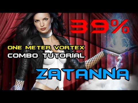 Injustice - Zatanna - Combo tutorial 39% (1 METER + VORTEX!)