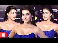 Kriti Sanon Looks Mesmerizing In Blue Black Plunging Neckline Outfit At Style Icon Awards 2023
