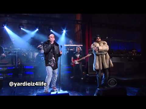 Yelawolf - Let's Roll ft. Kid Rock live on Letterman