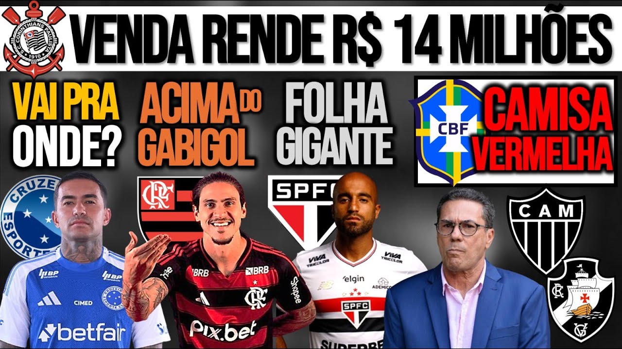 DUDU TROCADO? MULTA ALTA! TIMÃO FECHA VENDA! FOLHA DO SP! PEDRO x GABI! LUXA, GALO, CBF, CORTES E+
