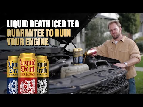 Liquid Death Iced Tea For Trucks Commercial