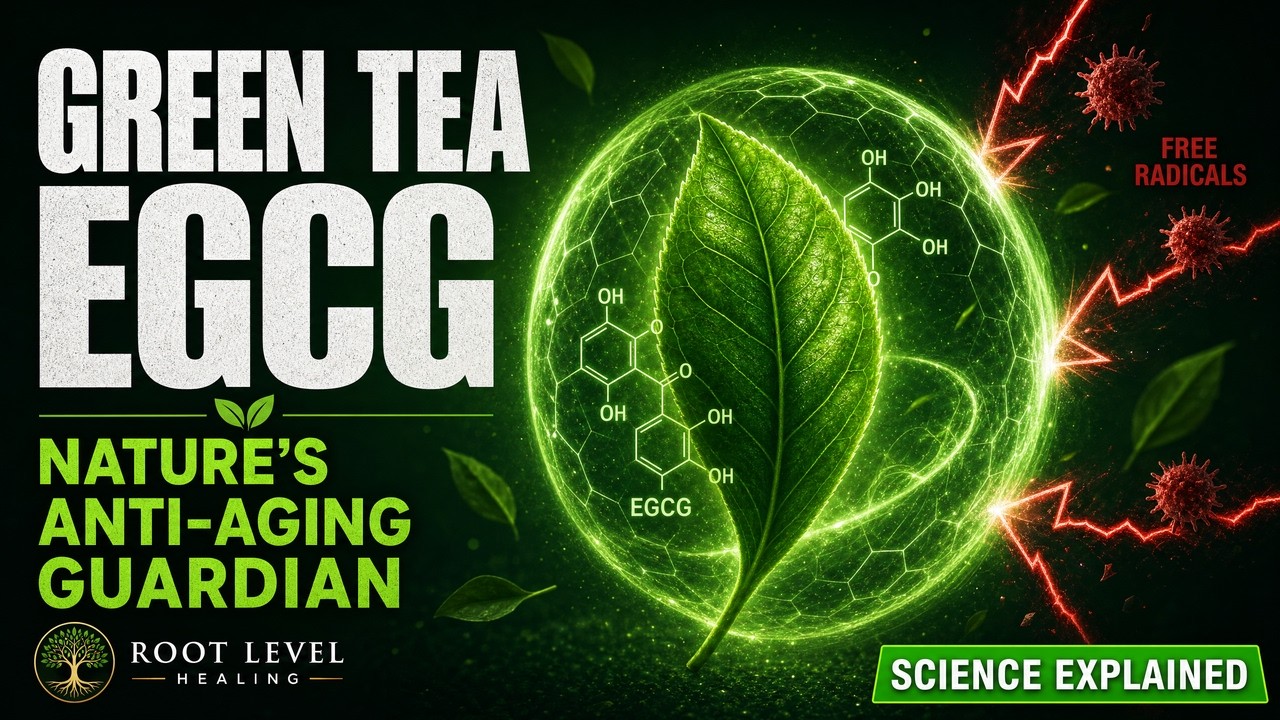 Green Tea Extract (EGCG) for Anti-Aging & Collagen Protection Explained Video