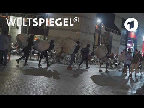 Spanische Straßenverkäufer - gejagt und geduldet | Weltspiegel