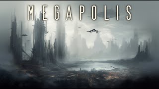 MEGAPOLIS. A Dystopian Dark Ambient Soundscape. Relaxing Atmospheric Sci-Fi Music With Rain & Wind.