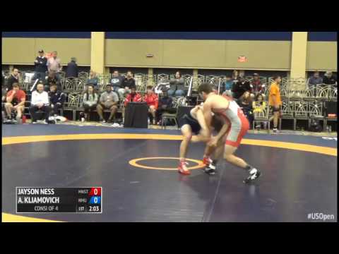 66 Consi of 4 - Jayson Ness (Minnesota Storm) vs. Aaron Kliamovich (NMU-OTS)