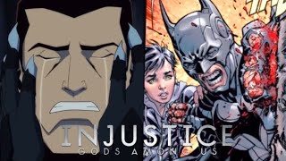 Injustice Catwomen sees Batman Crying | Movie vs Comic