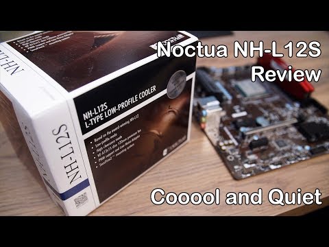 Aušintuvas Noctua NH-L12S sidabrinis video