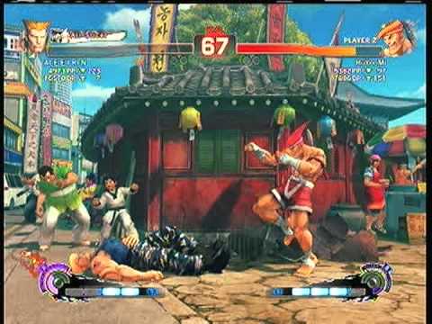 SSFIVAE: Guile (ACE E I RI N) vs. Adon (HuYooMi)  SD