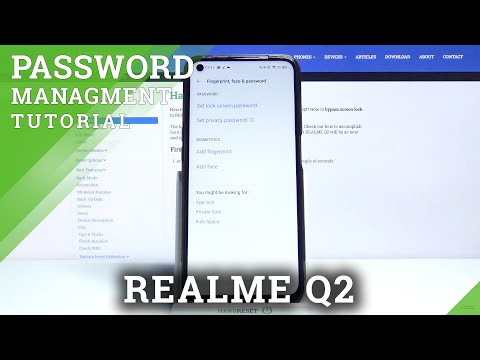 How to Set Up Lock Method on REALME Q2 – Lock Screen Settings