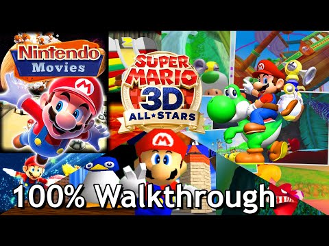 Super Mario 3D All-Stars: Everything (Super Mario 64, Sunshine, Galaxy FULL GAME)