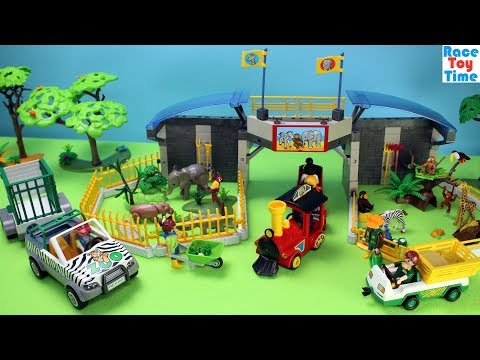Playmobil Safari Animals Zoo Playset Build and Play - Fun Toys For Kids