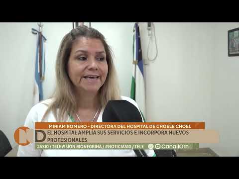 El Hospital de Choele Choel amplía sus servicios e incorpora nuevos profesionales