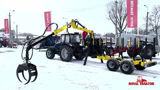 Hydrofast H9 - Skuter leśny - 7 m z żurawiem - Demonstracja wideo - Traktor Royal