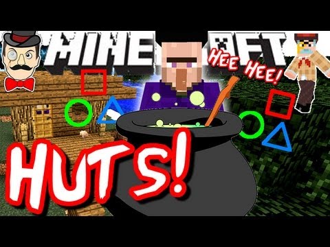 AdamzoneTopMarks - Minecraft WITCH HUTS! New in 1.4!