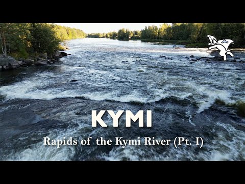 Four Rapids in the Kymi River | Kymijoki Kotka Finland | Drone Video 4K