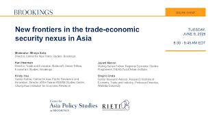 Thumbnail for New frontiers in the trade-economic security nexus in Asia