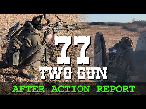 The Sheriff setup a 7 miles cross country shooting course with 7 live fire stages | 77 Two Gun AAR