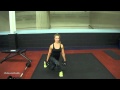 Weighted Curtsy Lunge with dumbbells