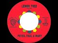 1962 HITS ARCHIVE: Lemon Tree - Peter Paul & Mary