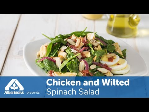 Chicken & Wilted Spinach Salad | New Year Recipes | Albertsons