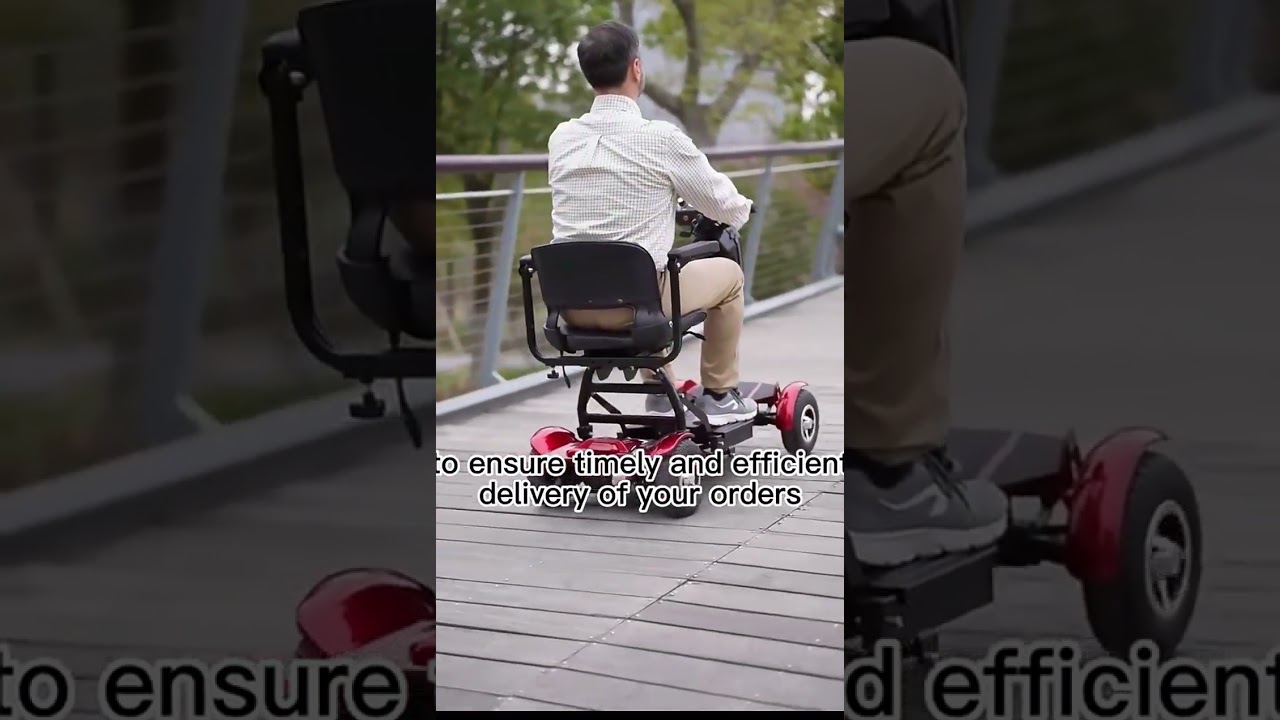 Електричний скутер міцний (для ваги до 150кг) чотириколісний для людей похилого віку та людей з обмеженими можливостями MS 309 - Фото 2