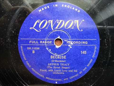 ARTHUR TRACY (THE STREET SINGER) - Because