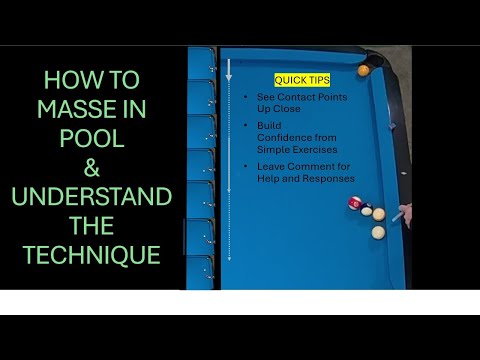 HOW TO MASSE & HOW TO USE IN POOL! DO YOU WANT TO KNOW HOW TO MASSE IN POOL? (PART 1_LEVEL_301)